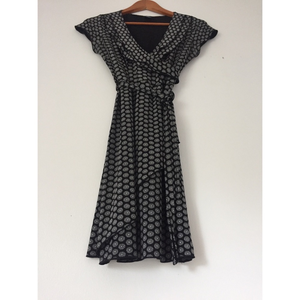 Blank and White Dress